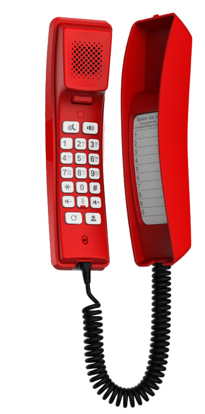 telefono ip rosso fanvil h2u red fanvil h2u red telefono ip rosso